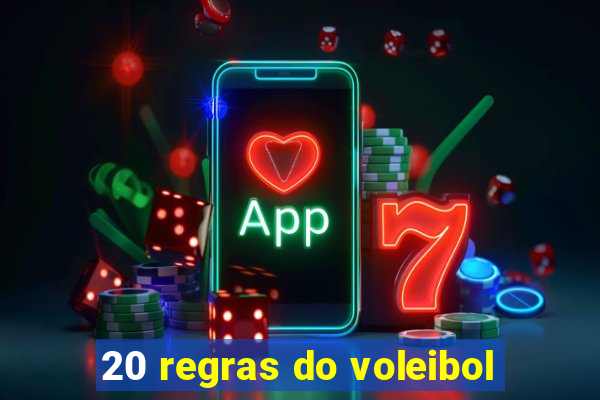 20 regras do voleibol